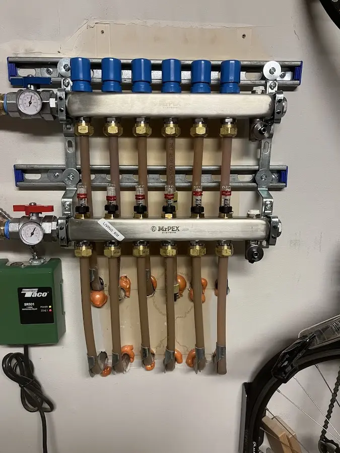 Plumber performing Leak Detection at a residential property in Carmel